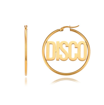 Disco Hoop Earrings